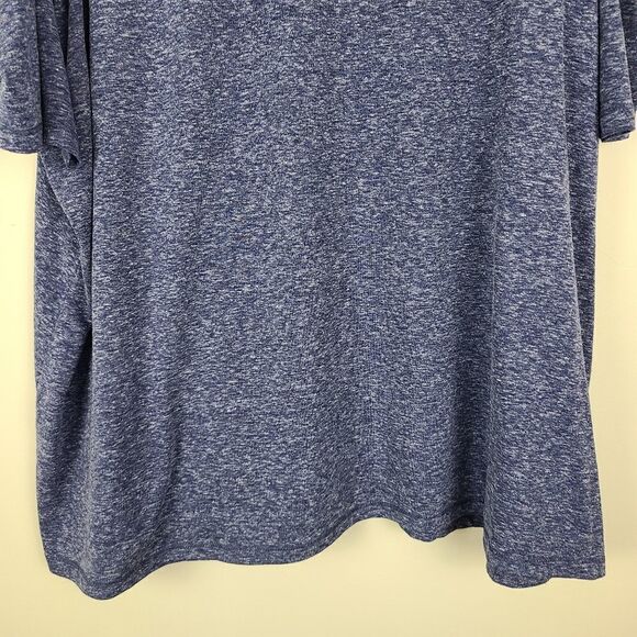 Penningtons Ti Voglio Purple Cold Shoulder Short Sleeve T-Shirt 2X - Picture 9 of 15